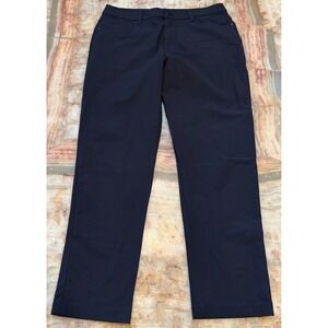 Lululemon Mens Commission Pants Navy Flat Front Straight Leg Stretch Size 32